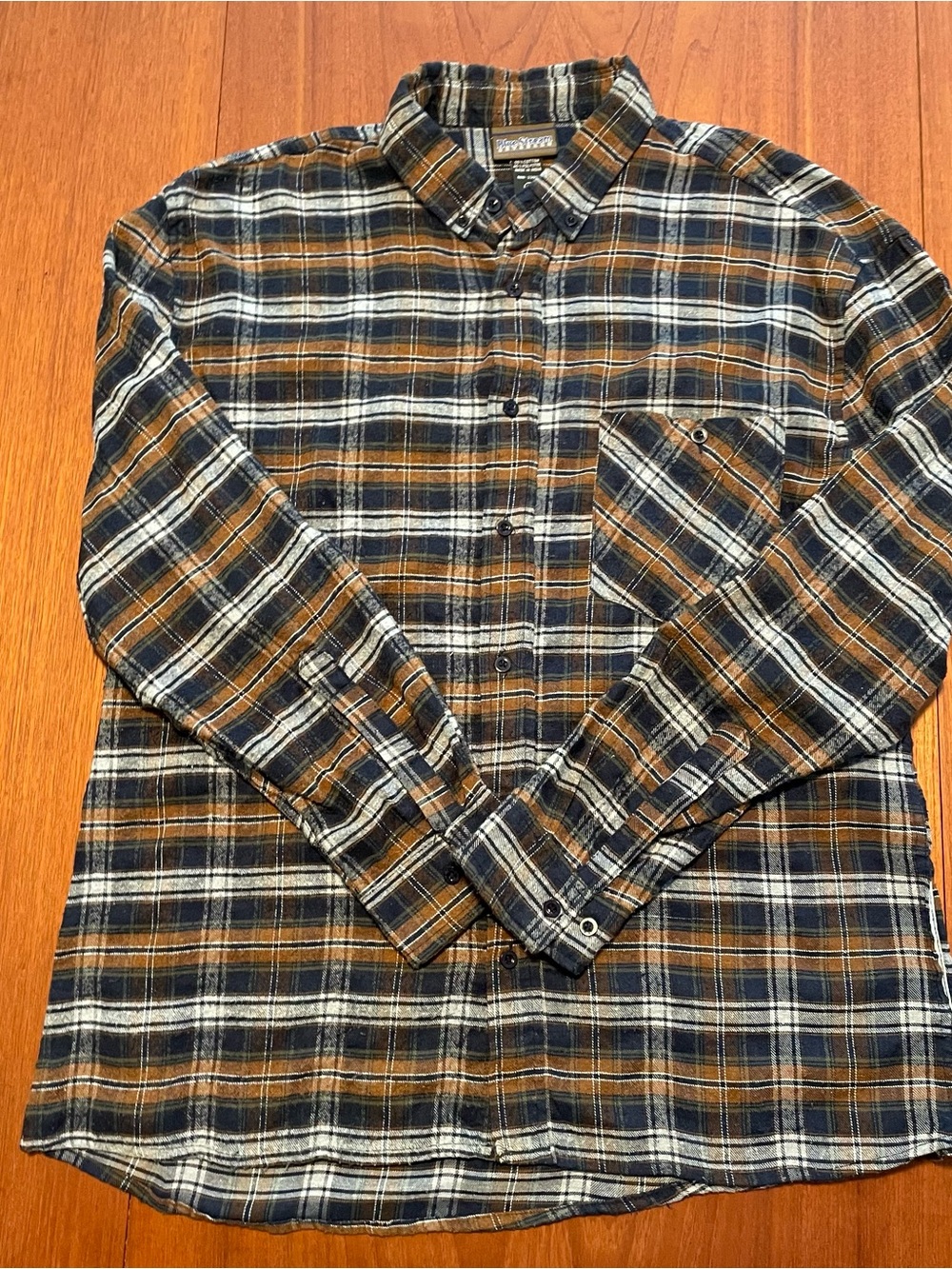 Vintage 90s grunge Men's Gorpcore plaid Flannel Shirt